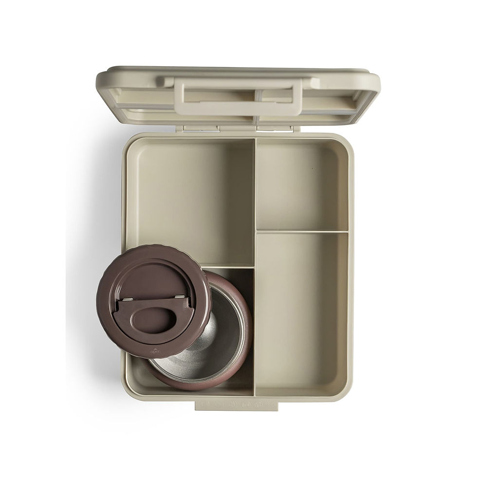 Thumbnail: Grand lunch box with 1 insulated jar and 1 sauce container - Vehicles