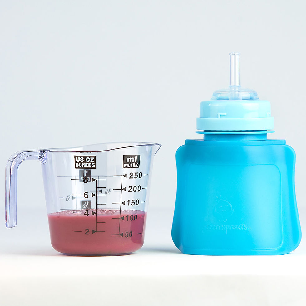 Thumbnail: Sprout ware® sip & straw pocket made from silicone and plants - Purple
