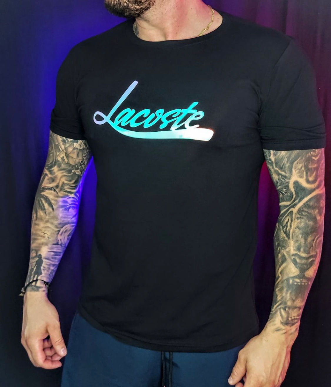 Camiseta 100% Algodão Pima 🐊 🇫🇷