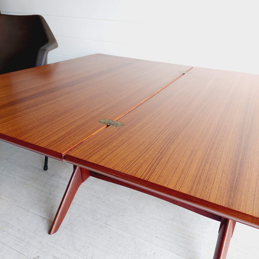 Thumbnail: Mid Century  teak coffee / dining table Wilhelm Renz, 1950s