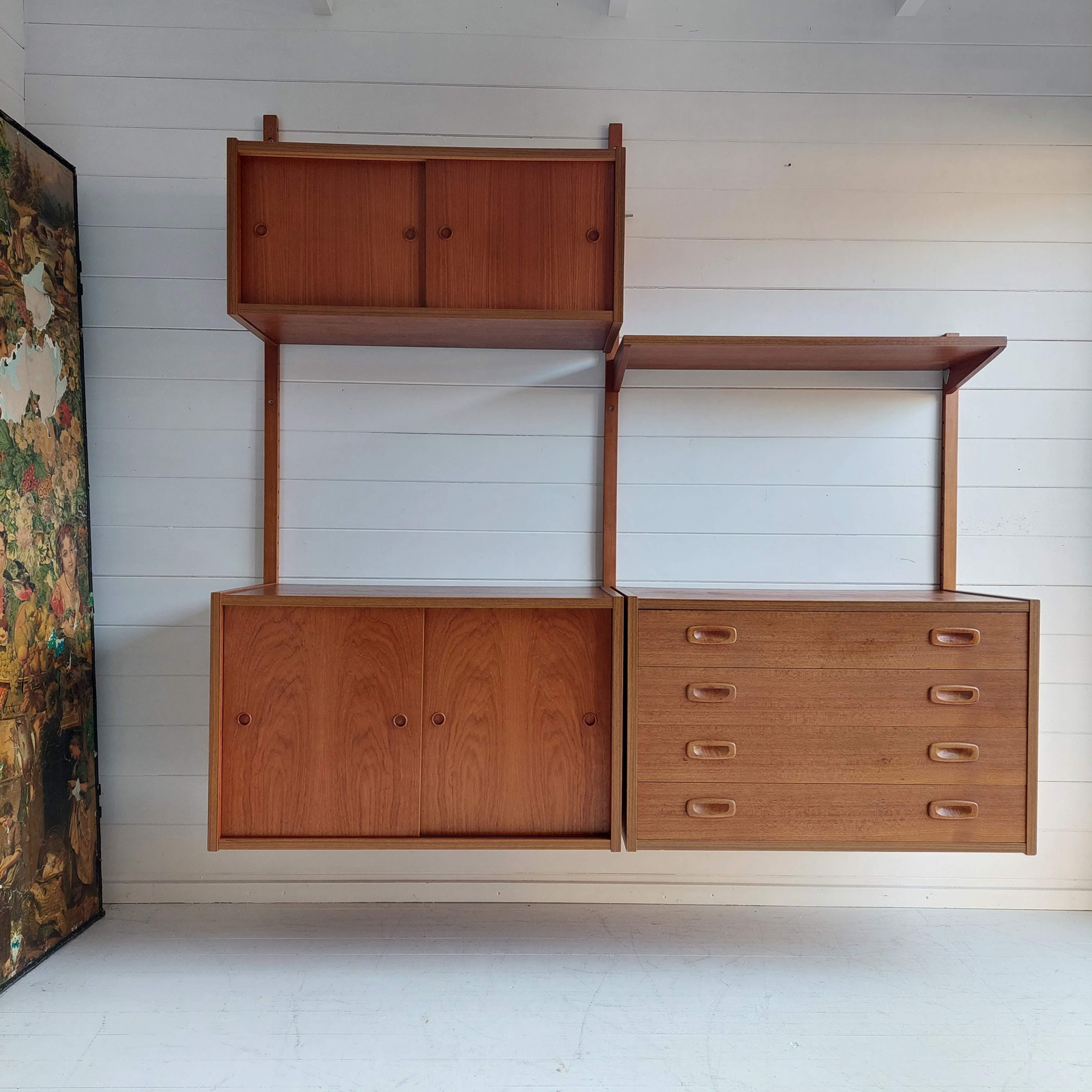 Ps System Wall Unit By Preben Sørensen, 1960s