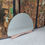 Thumbnail: Art Deco Wall Mirror Peach Panels 20s 30s
