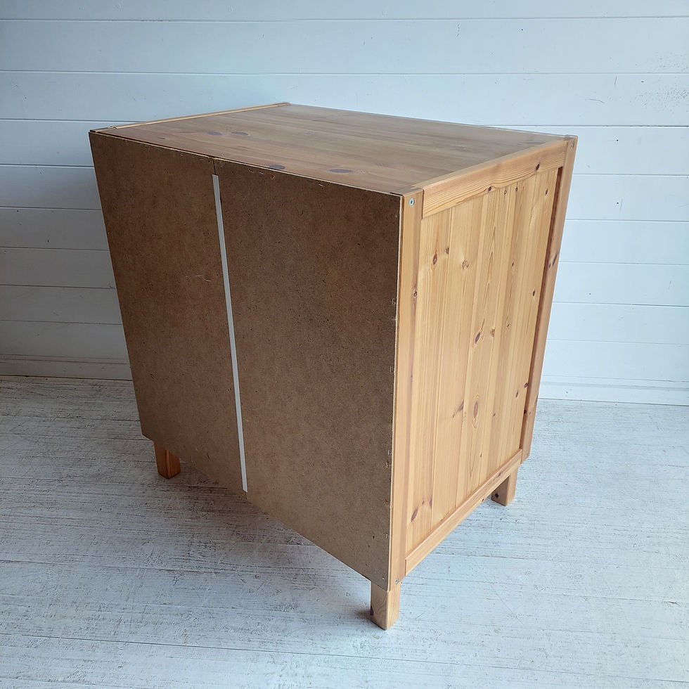 Thumbnail: Mid Century Scandinavian Pine Chest of Drawers Ikea 90s