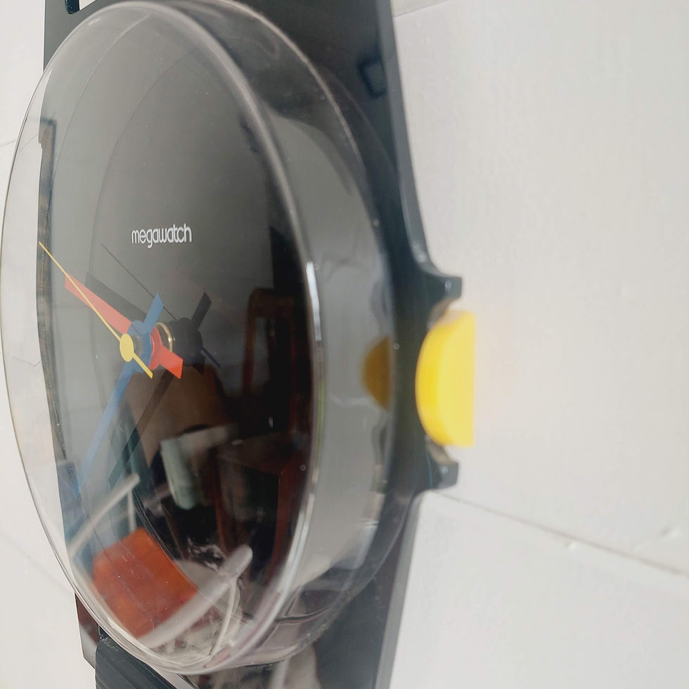 Thumbnail: 80s Postmodern German Xl Wall Clock