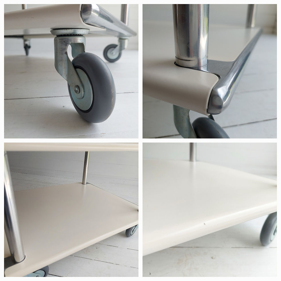 Thumbnail: Mid Century Habitat Lacquered Metal Coffee Table 70s