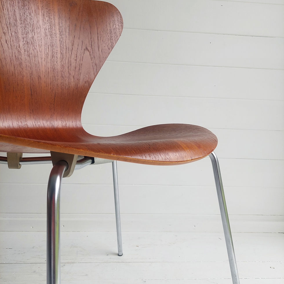 Thumbnail: Mid century Danish Arne Jacobsen Series 7 Teak Chair