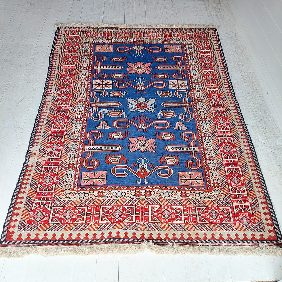 Thumbnail: Vintage Kazak Kilim Rug, 175x123cm, 60s