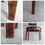 Thumbnail: Antique Mahogany Demi Lune Console Table, 1800s