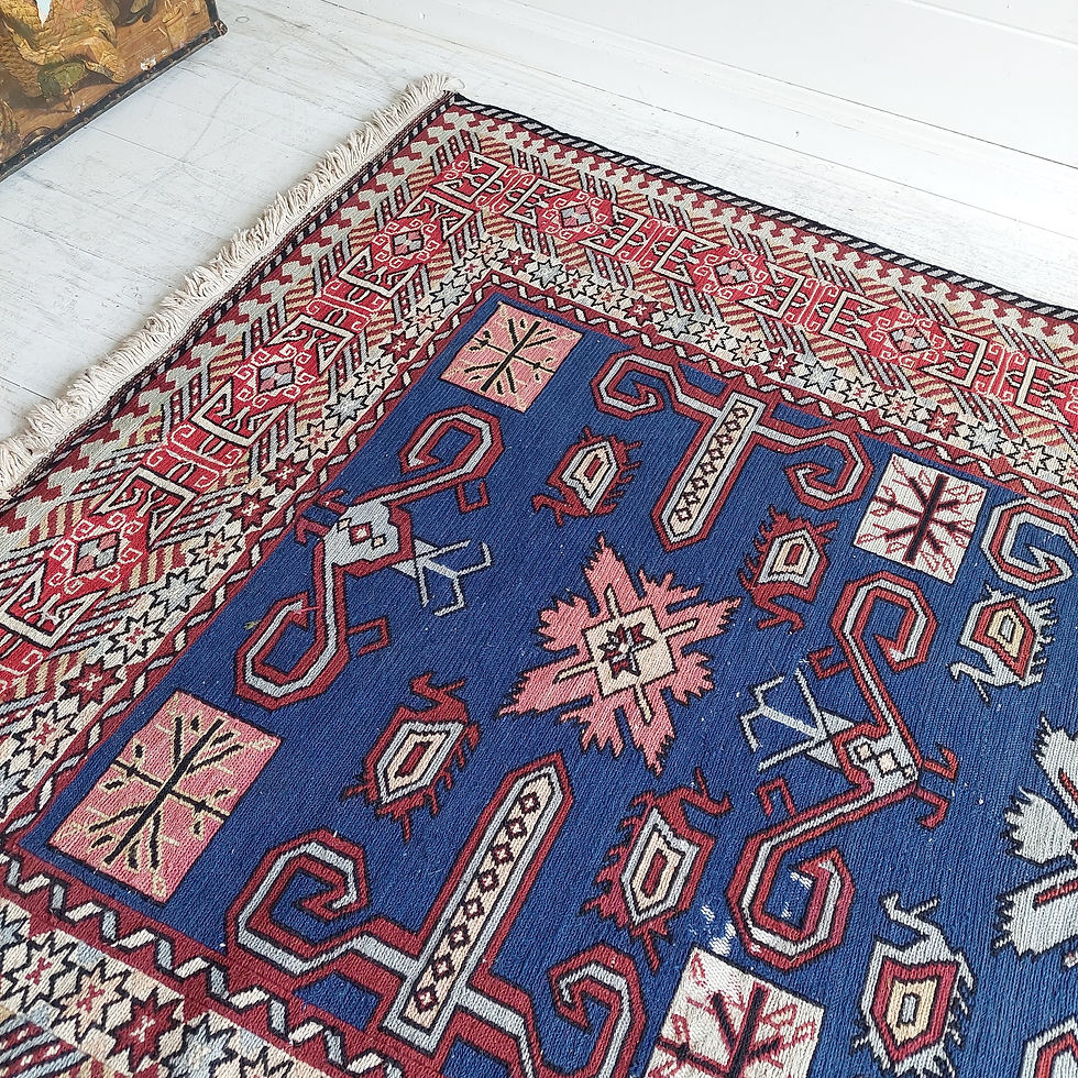 Thumbnail: Vintage Kazak Kilim Rug, 175x123cm, 60s
