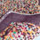 Thumbnail: Mid Century Retro Brown & Multicolour wool  Rug 70s