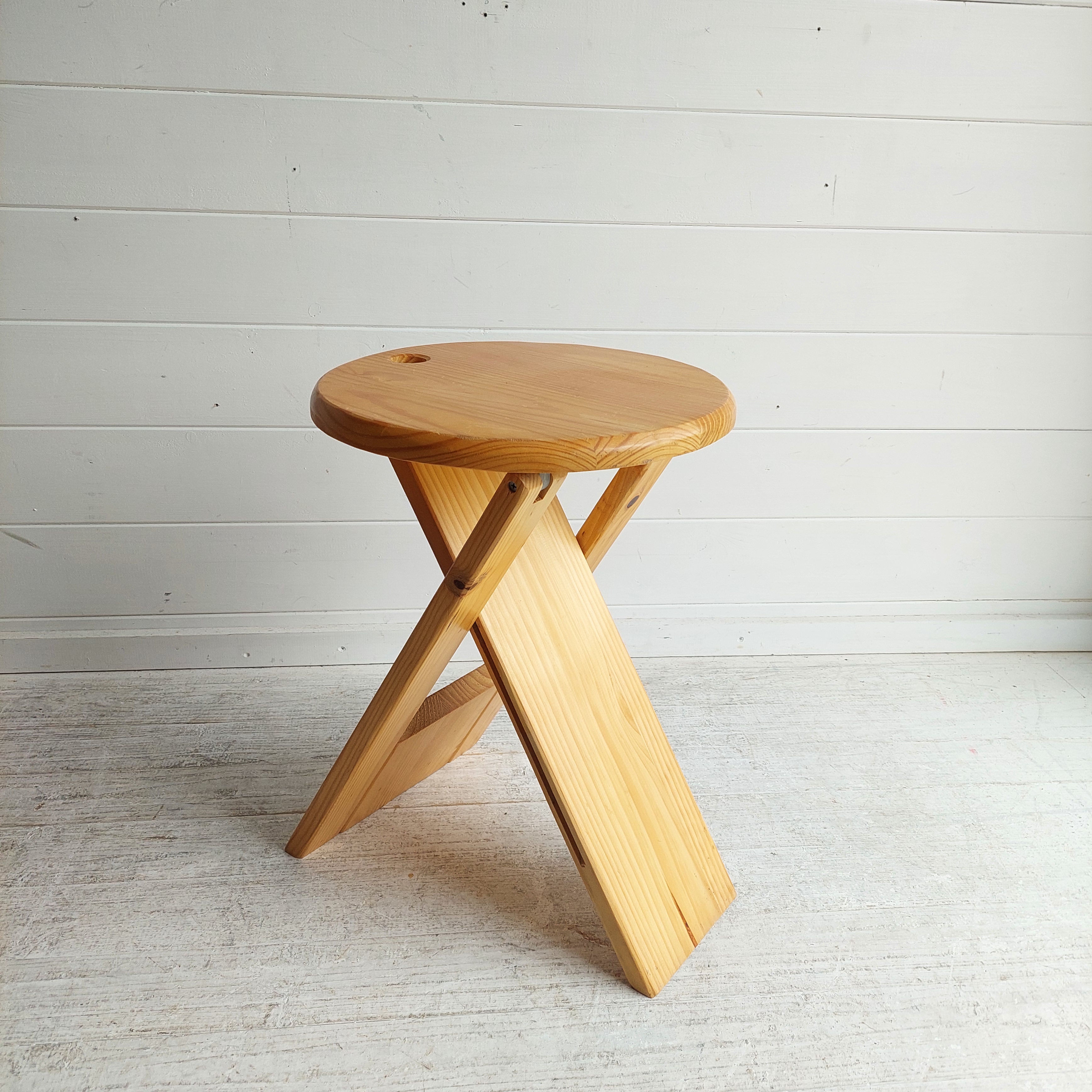 Mid Century Suzy Folding Stool Adrian Reed For Princes 70s