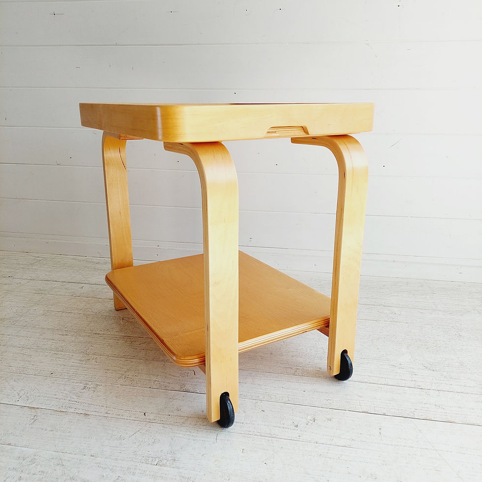 Thumbnail: Scandinavian Carina Bangs IKEA 'Brunabo' serving trolley