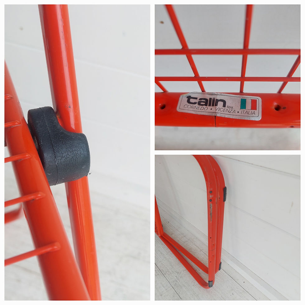 Thumbnail: Mid Century Metal chair 1980’s Italian Talin for Habitat