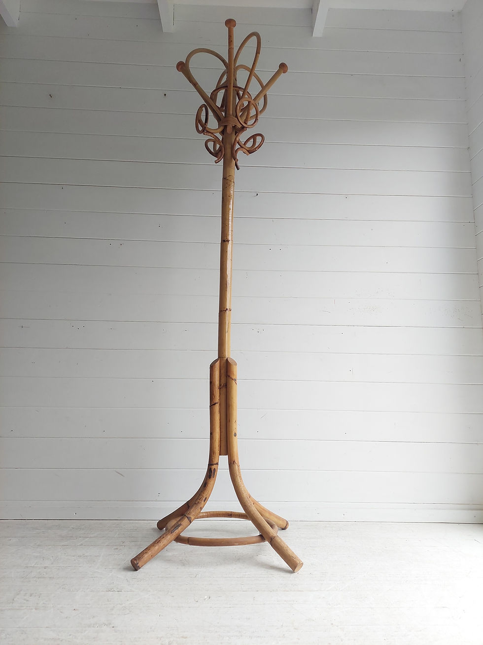 Thumbnail: Mid century Bamboo Coat Stand Italy 60s