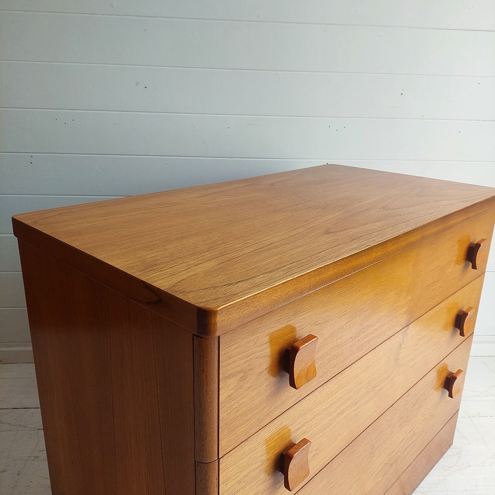 Thumbnail: Mid Century Teak Chest Of Drawers, Stag  Cantata  70s