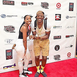 _dropolo with his _blubowdesserts at his back to school bash📒📓📝 today!!!