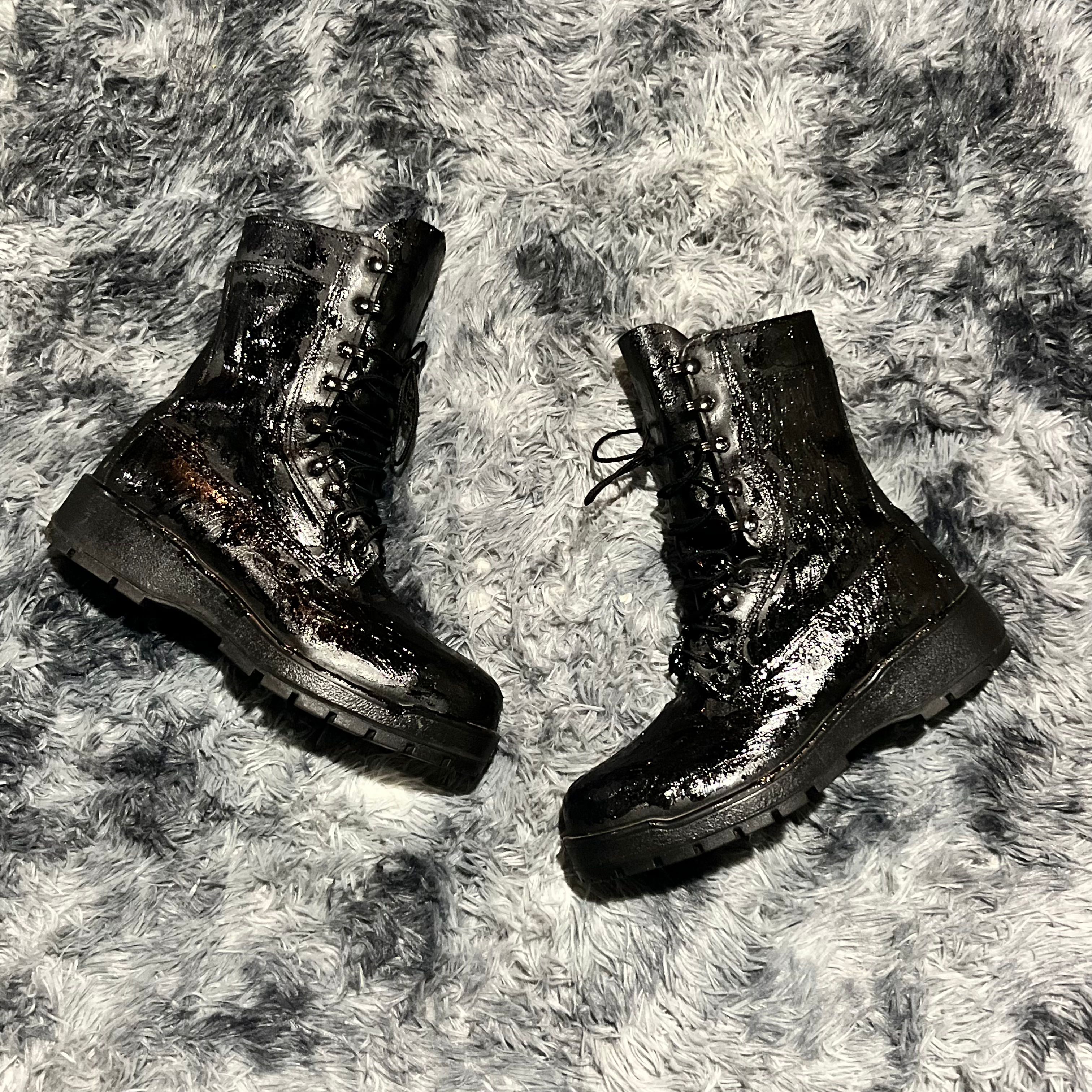 Hand Waxed Combat Boot