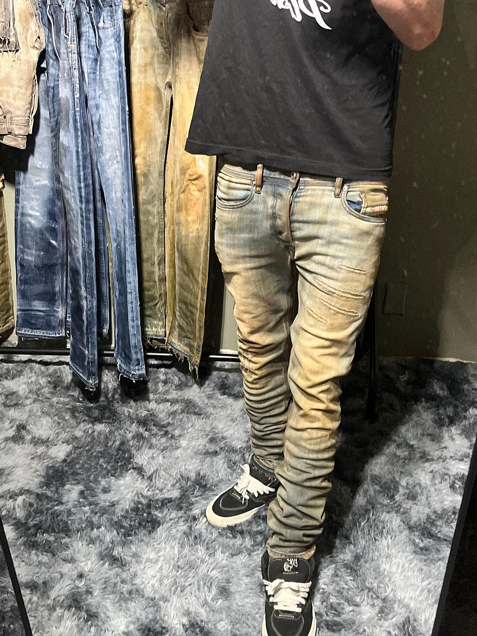 Thumbnail: *UNWAXED* Mudwashed Skinny Denim 