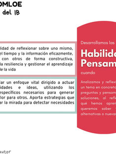 Enfoques de aprendizaje PEP y Competencias Clave LOMLOE