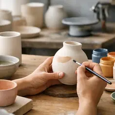 Oficina de pintura em cerâmica: como escolher