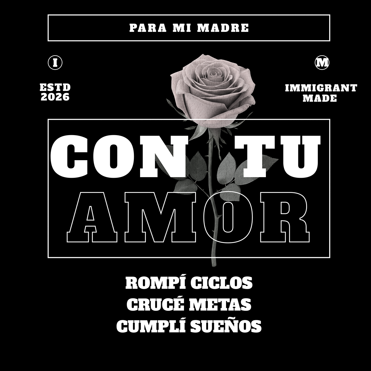 Crew Neck: Para Mi Madre