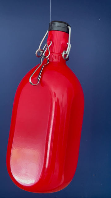 Miniature : ORIGINAL CARREE 1950 ROUGE - 1 LITRE - EN ALUMINIUM RECYCLE