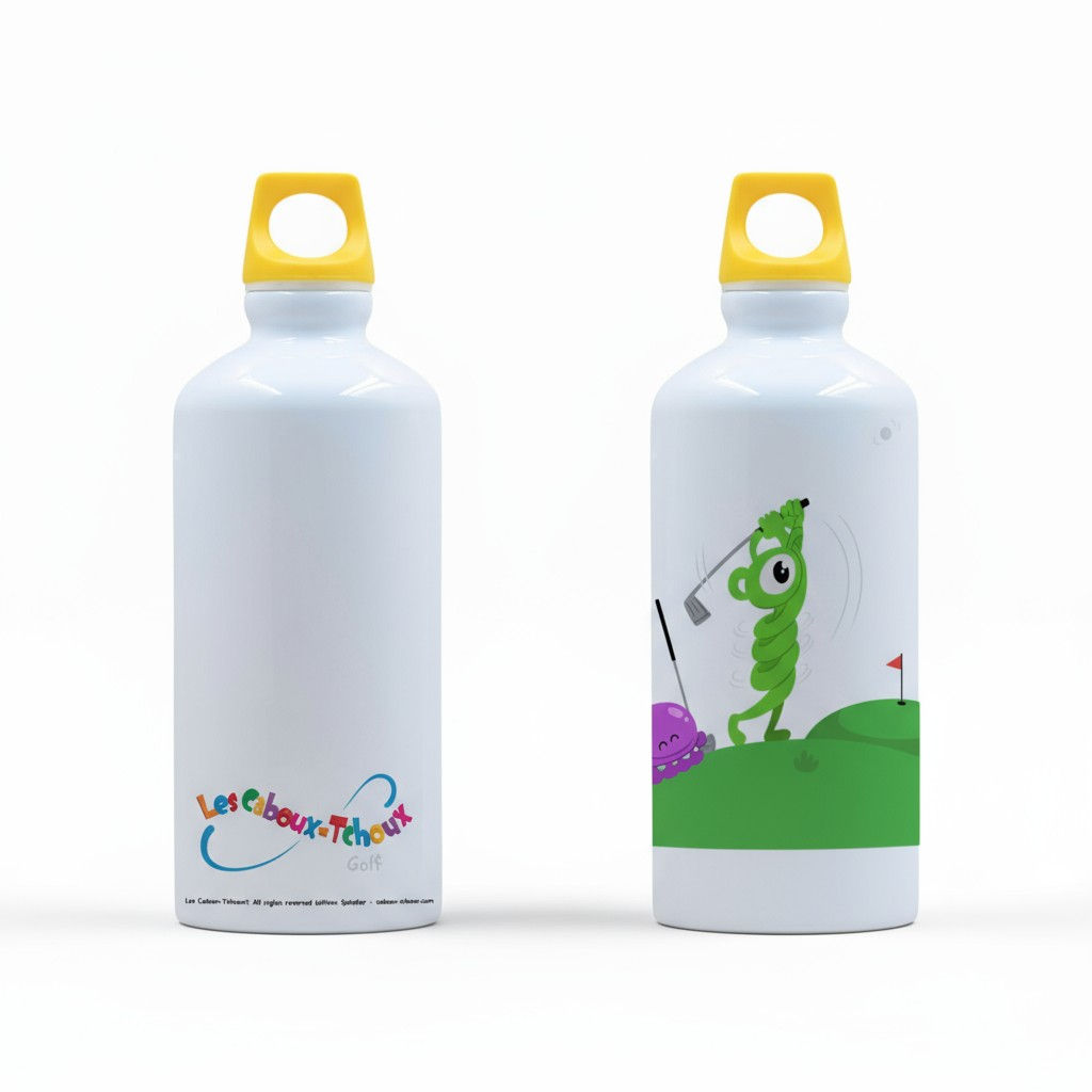 GOURDE ENFANT GOLF - 600 Ml - ALUMINIUM RECYCLE