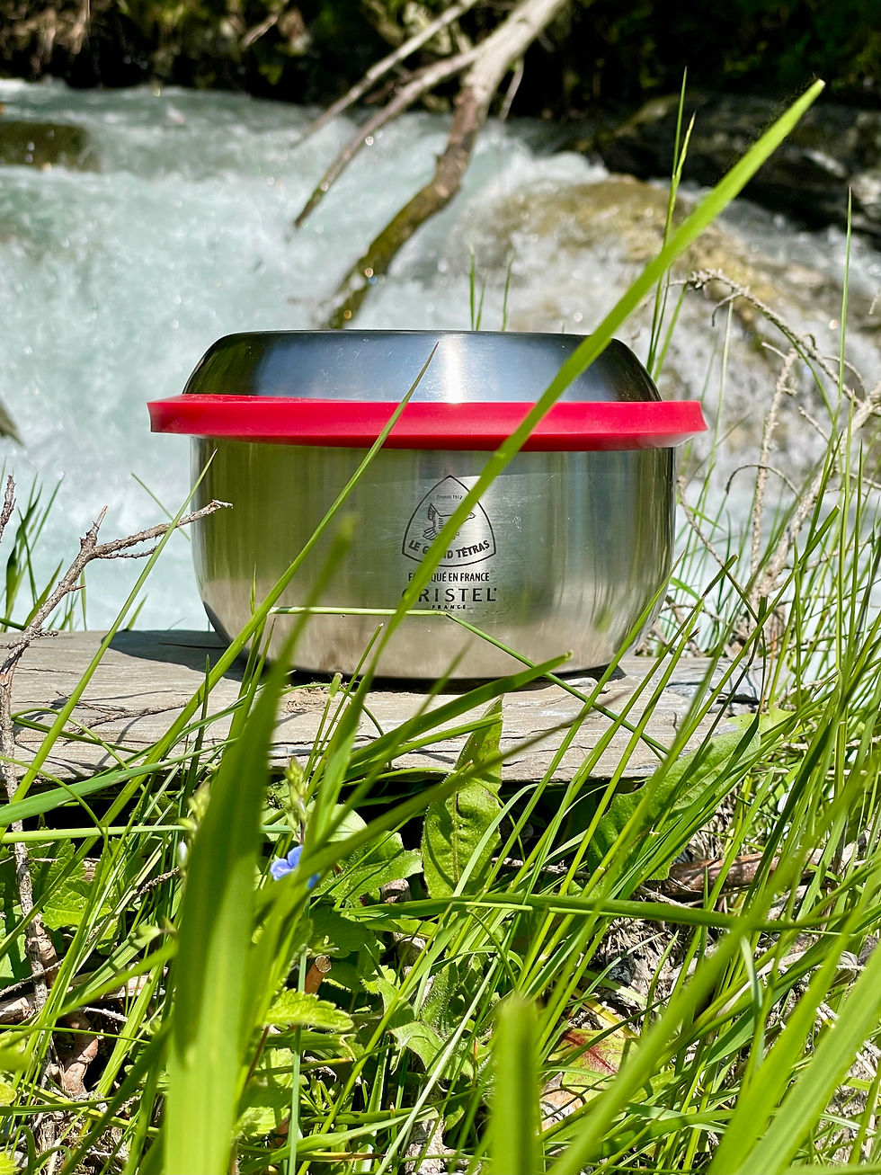 Miniature : POPOTE GAMELLE 2 en 1 + 1 Opinel Baroudeur N°=8 Rouge