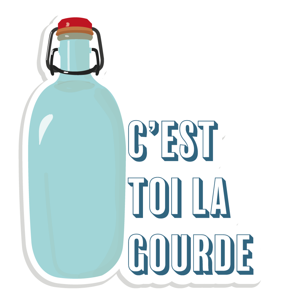 STICKER C'EST TOI LA GOURDE