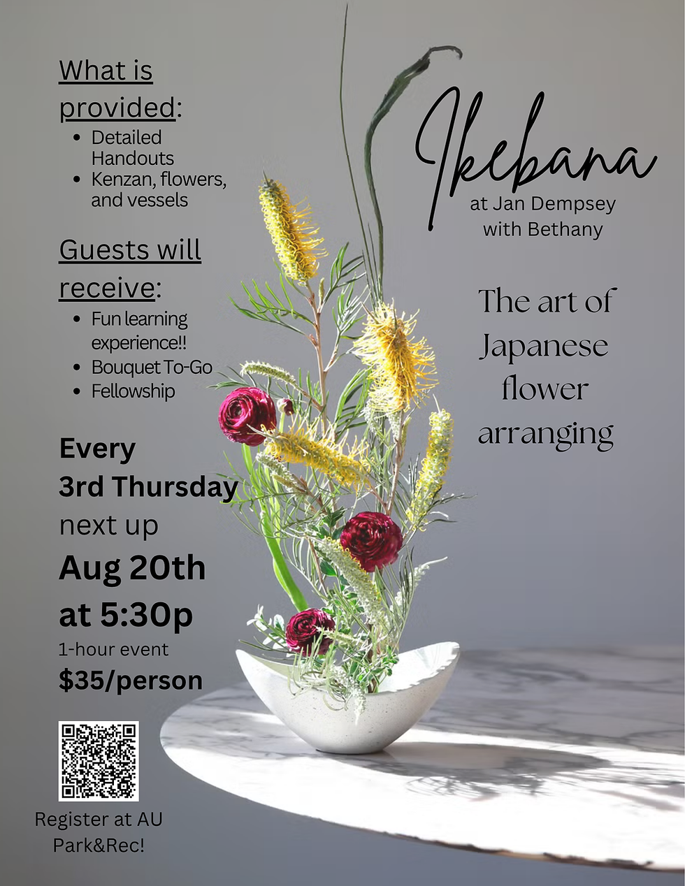 Ikebana Workshop - Auburn, AL