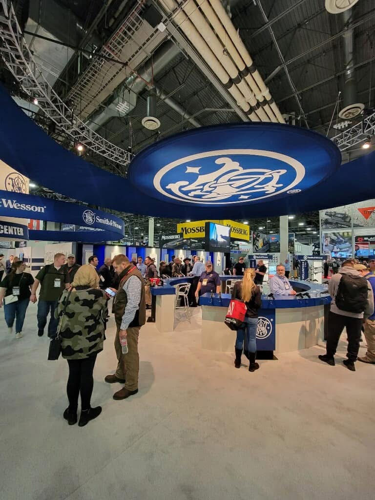 Shot Show (Las Vegas) booth design and graphics
