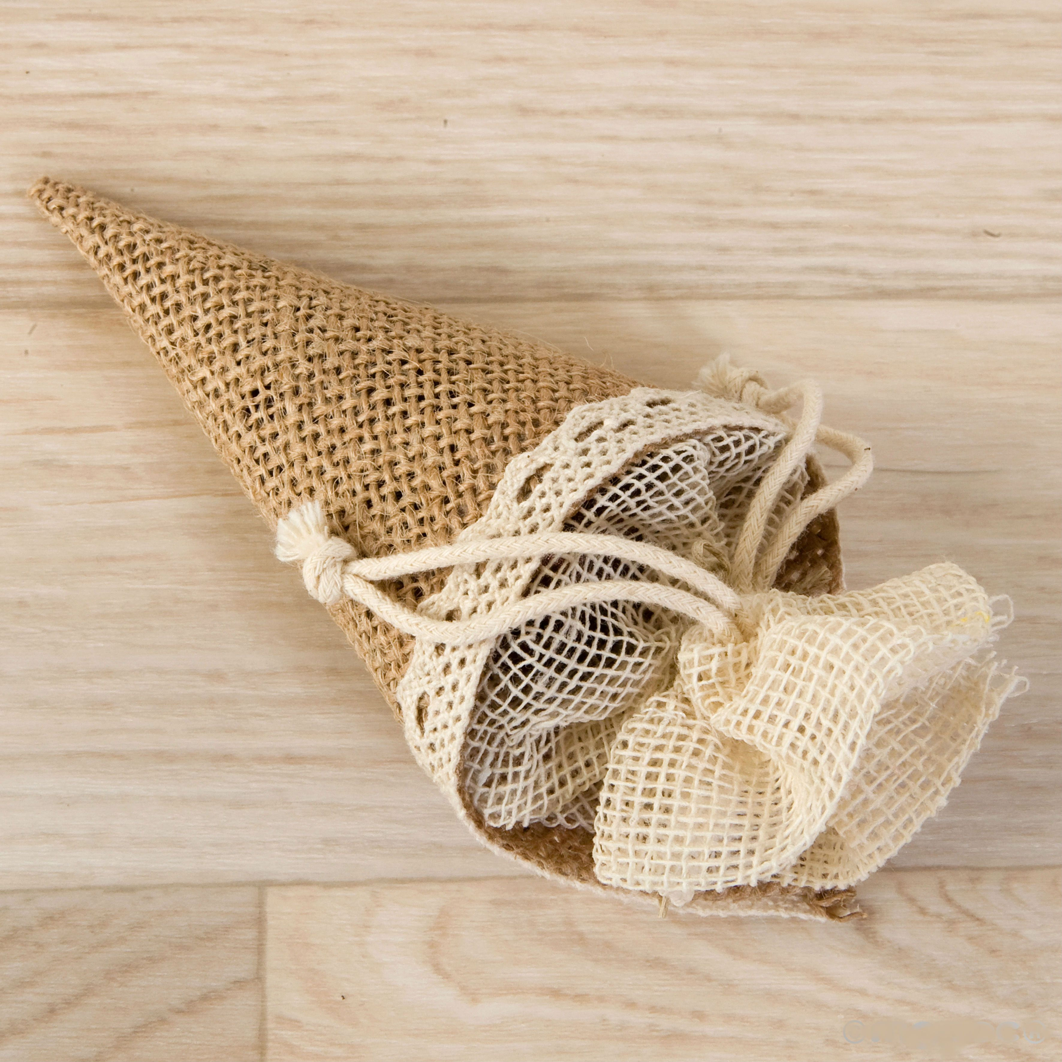 Burlap Cone