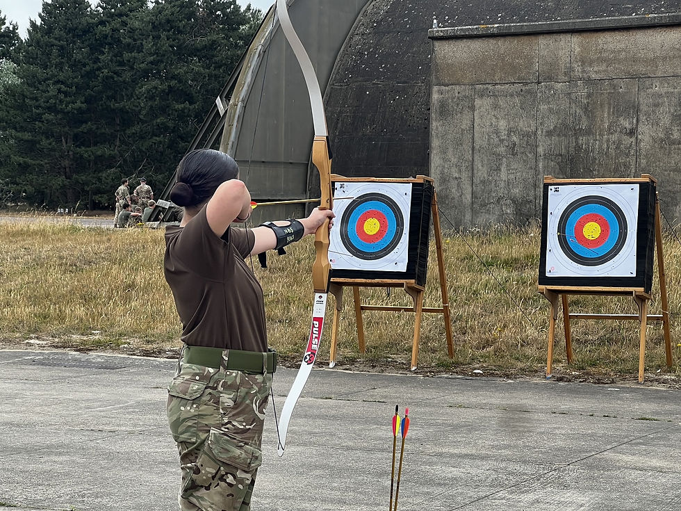 Cadet Brown on target