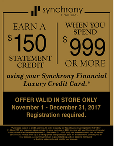 Limited Time Offer from Synchrony!