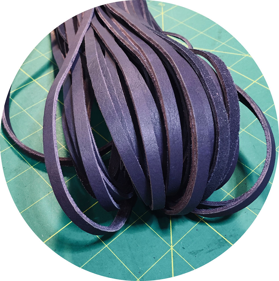 Baseball Glove Thin Palm Laces 3/16" x 30" 1/32" 0.8 mm thickness