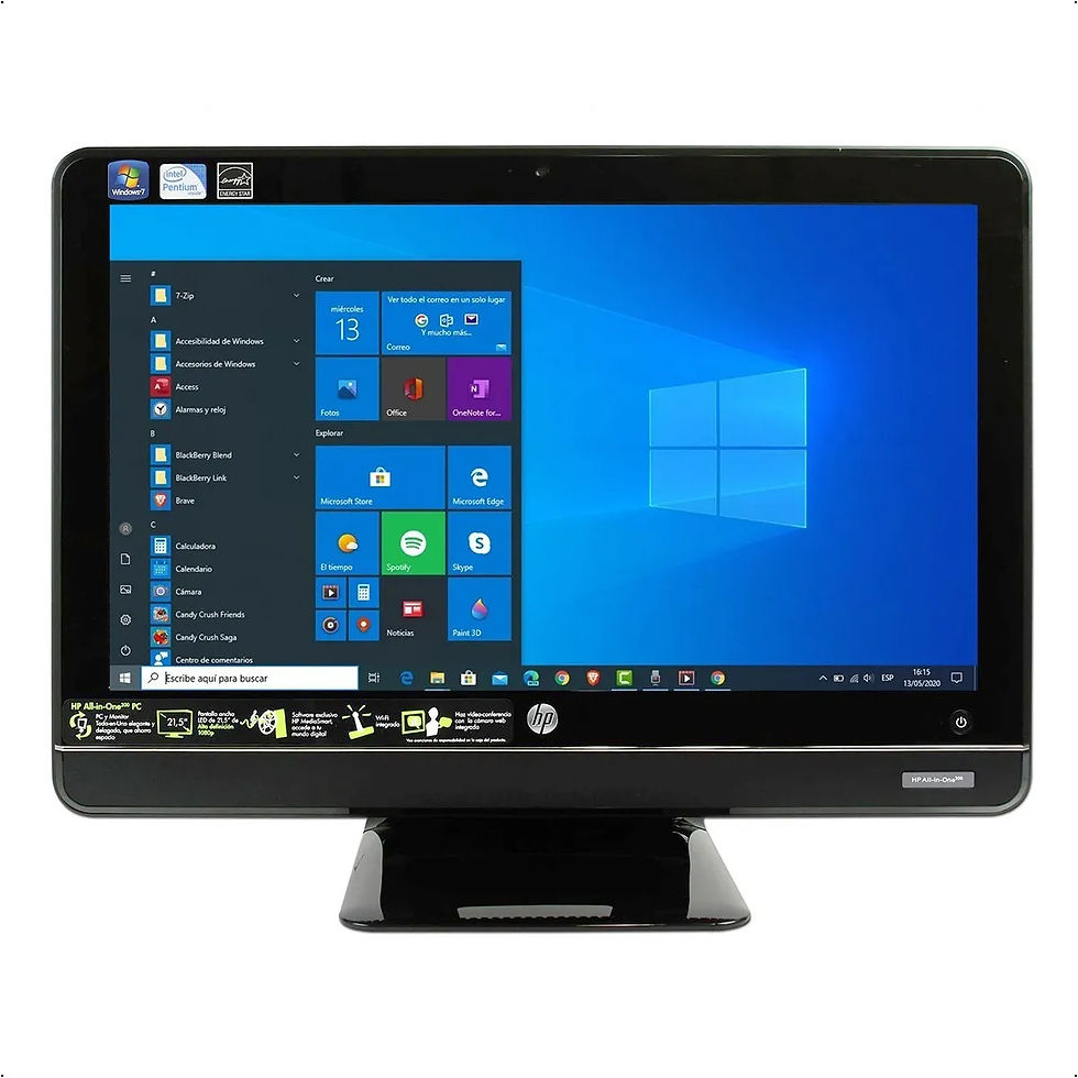 Miniatura: Pc All In One Hp 20 Pulgadas 4gb 500 Hd Paquete Office (Reacondicionado)