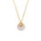 Thumbnail: Ketting Goldplated Galaxy Pastel Rose Quartz Moon