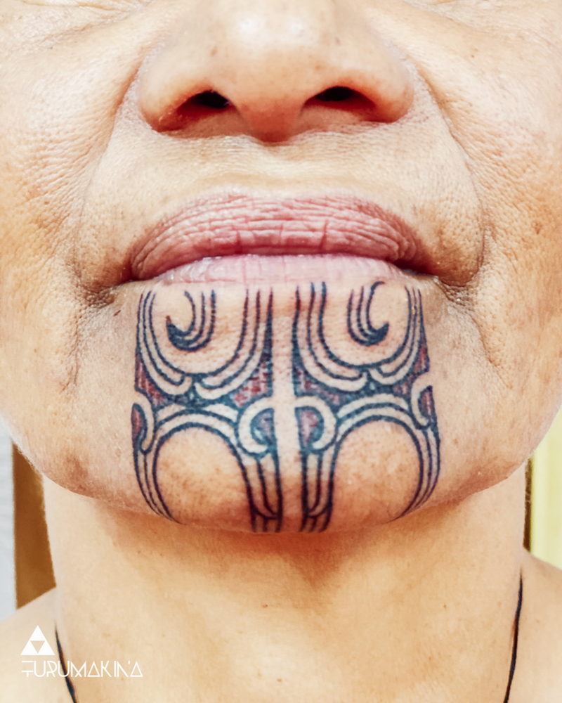Maori Chin Tattoos Moko Kauae - Maori Female Chin Tattoo