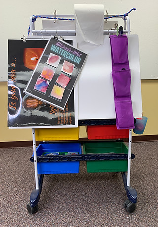 Literacy Cart Front View Loaded.JPG