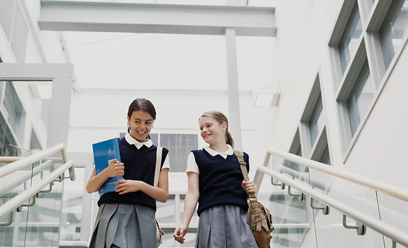 Girls in School Uniform
