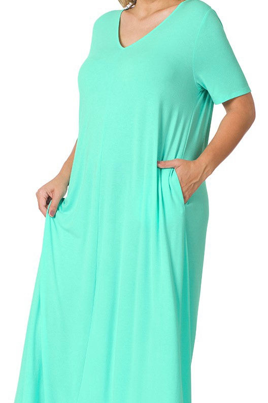 Mint Long Maxi Dress