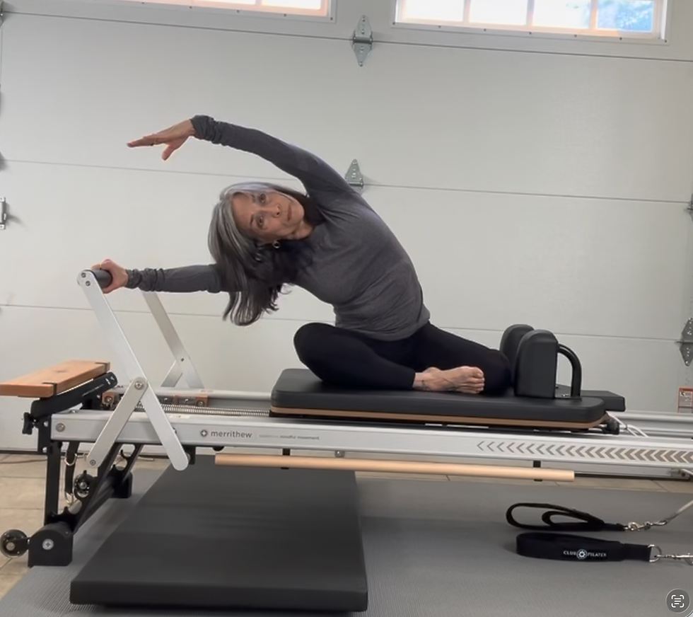 Stock Image of Pilates Stretching
