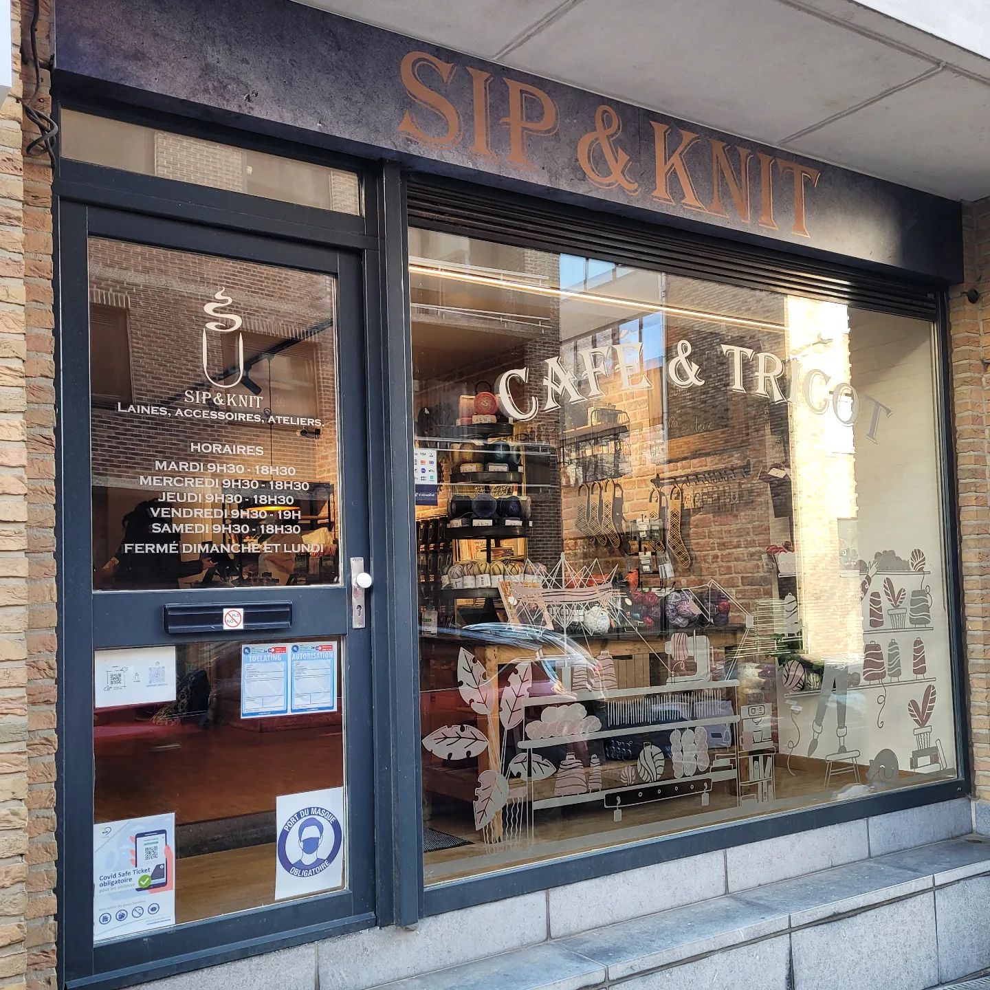 Atelier - Création d'un pull (@Sip&Knit)