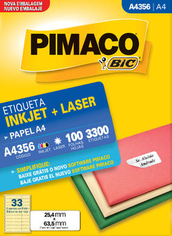 ETIQUETA A4356 PIMACO