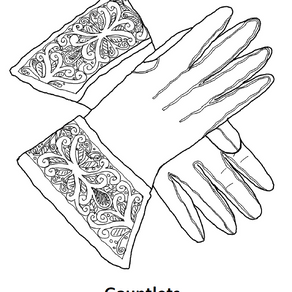 Colouring Pages: Gauntlets