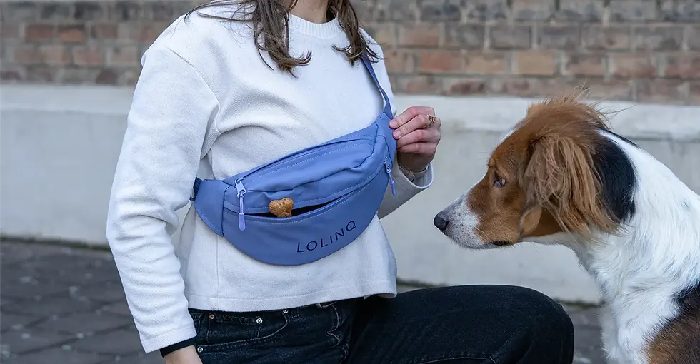 Leckerlibeutel mit Hund