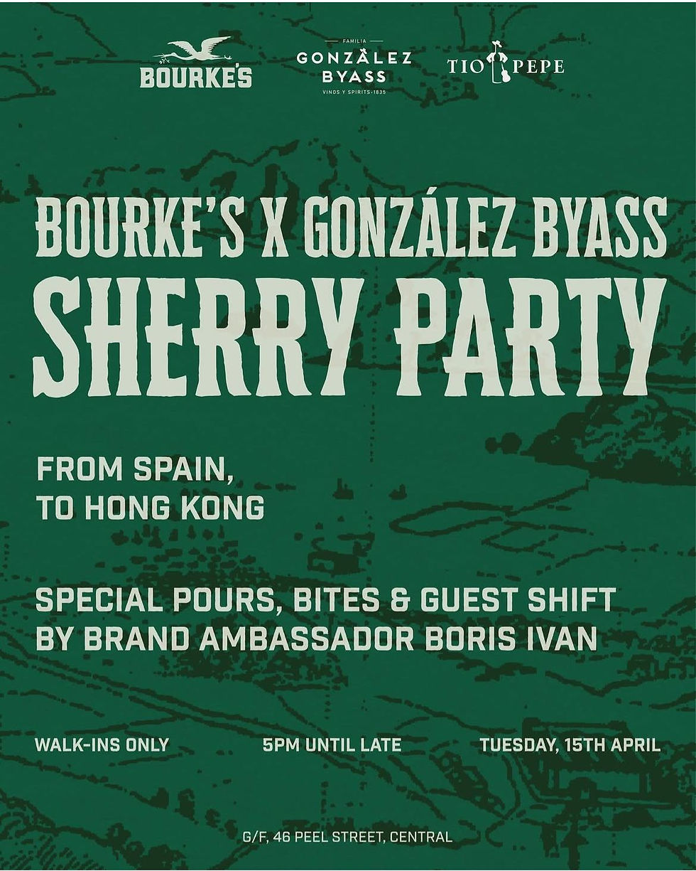 Bourke's x González Byass SHERRY PARTY