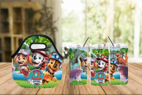 Thumbnail: Kid lunch tote & 12 oz tumbler set 