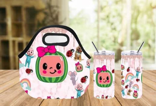 Thumbnail: Kid lunch tote & 12 oz tumbler set 