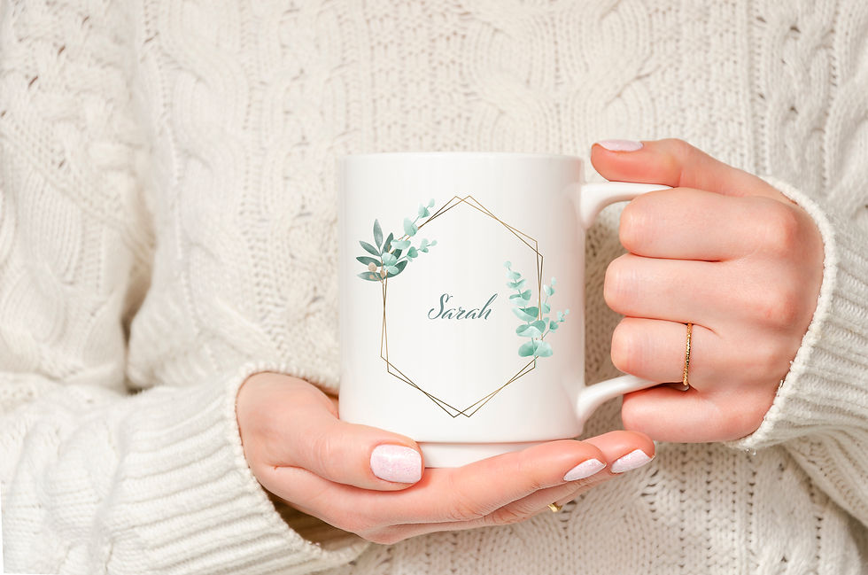 Thumbnail: Light Blue Green Wreath Design